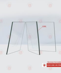 tấm polycarbonate đặc ruột 3mm trắng trong