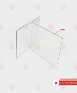 Tấm Polycarbonate đặc ruột 1.6mm trắng