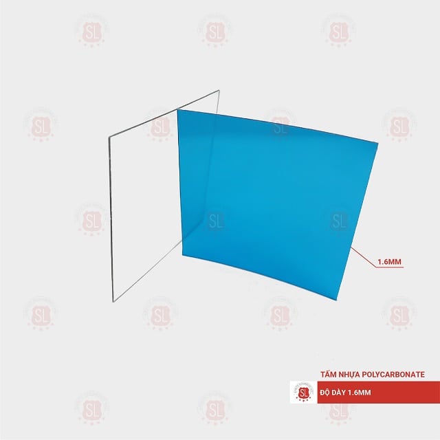 Tấm Polycarbonate đặc ruột 1.6mm