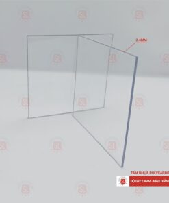 Tấm Polycarbonate đặc ruột 2.4mm trắng