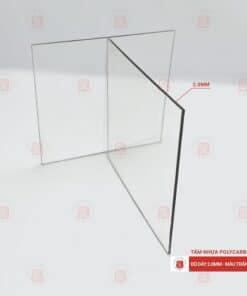 Tấm Polycarbonate đặc ruột 2mm trắng