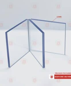 Tấm polycarbonate đặc ruột 6mm trắng