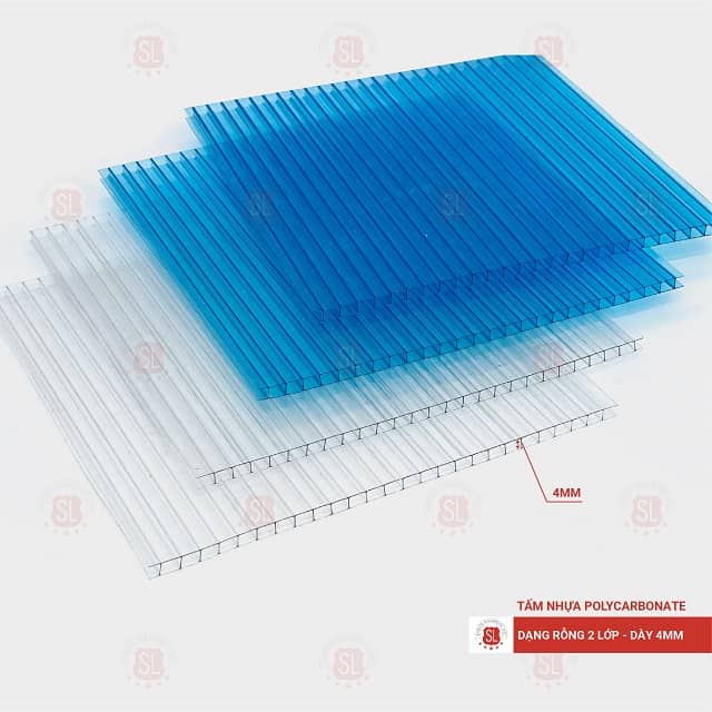 Tấm Polycarbonate Rỗng Ruột 4mm 1