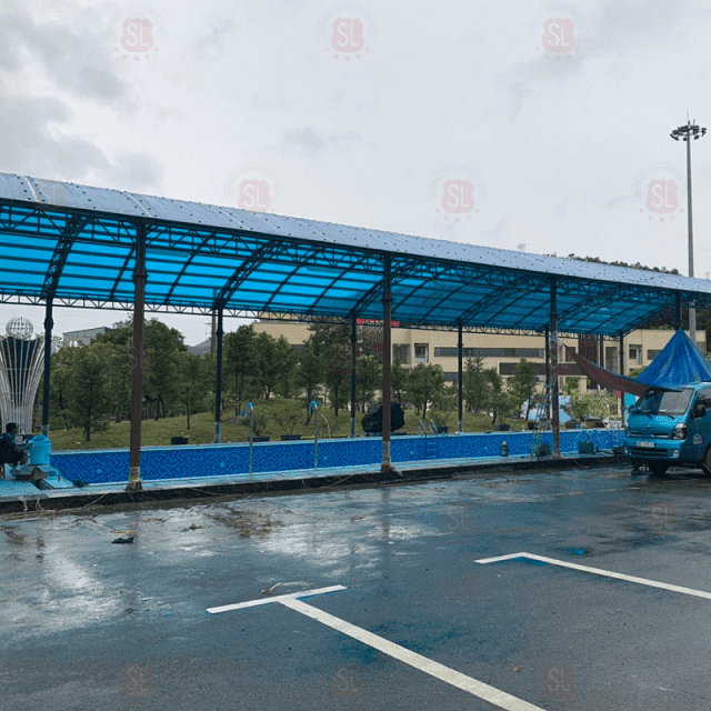 ứng dụng làm mái để xe