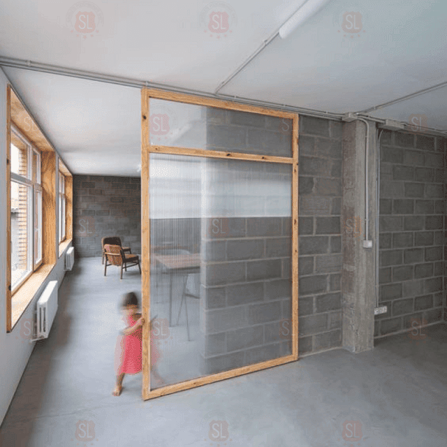 ứng dụng tấm rỗng làm vách ngăn phòng